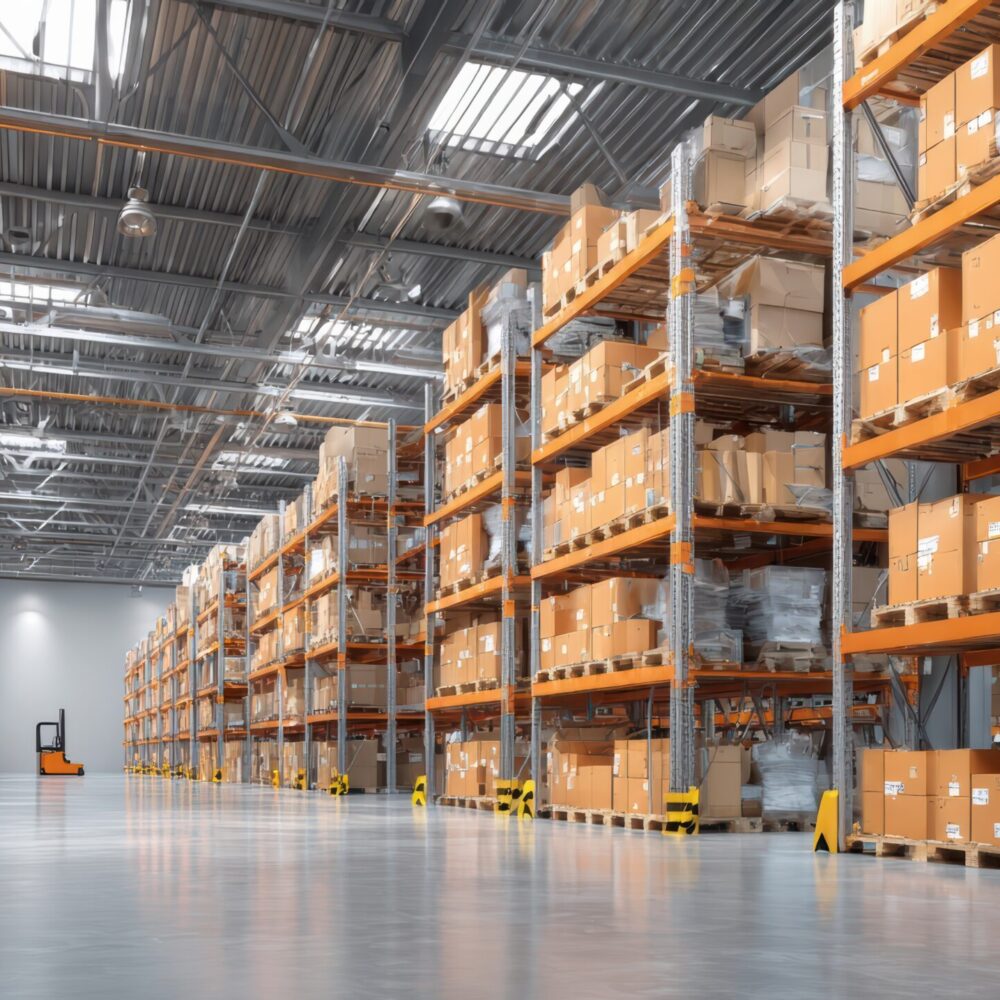 spacious-warehouse-with-rows-shelves-forklift spacious-warehouse-with-rows-shelves-forklift